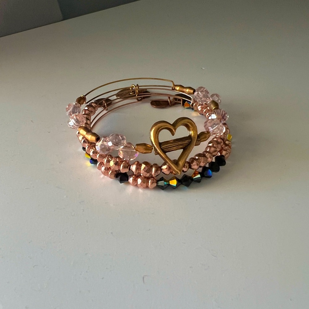 Alex and Ani braclet set